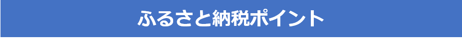 ふるさと納税ポイント