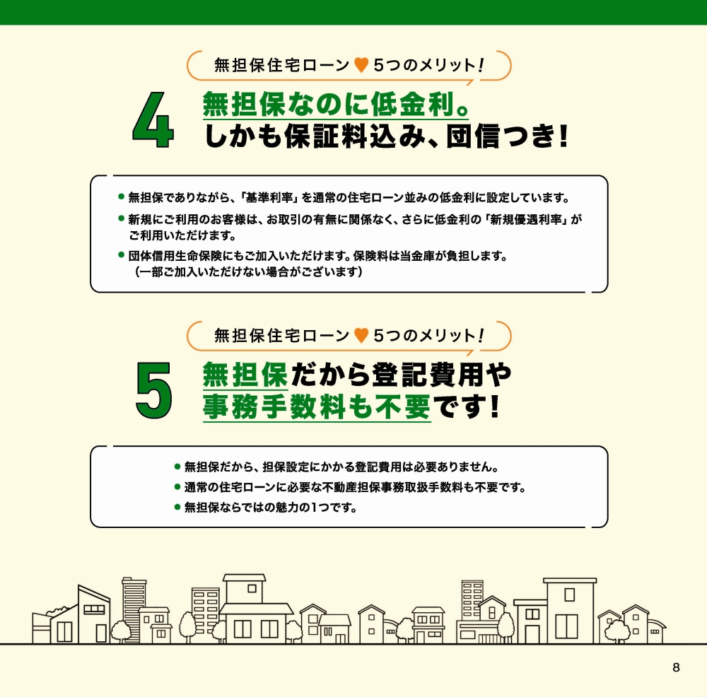 無担保住宅ローン