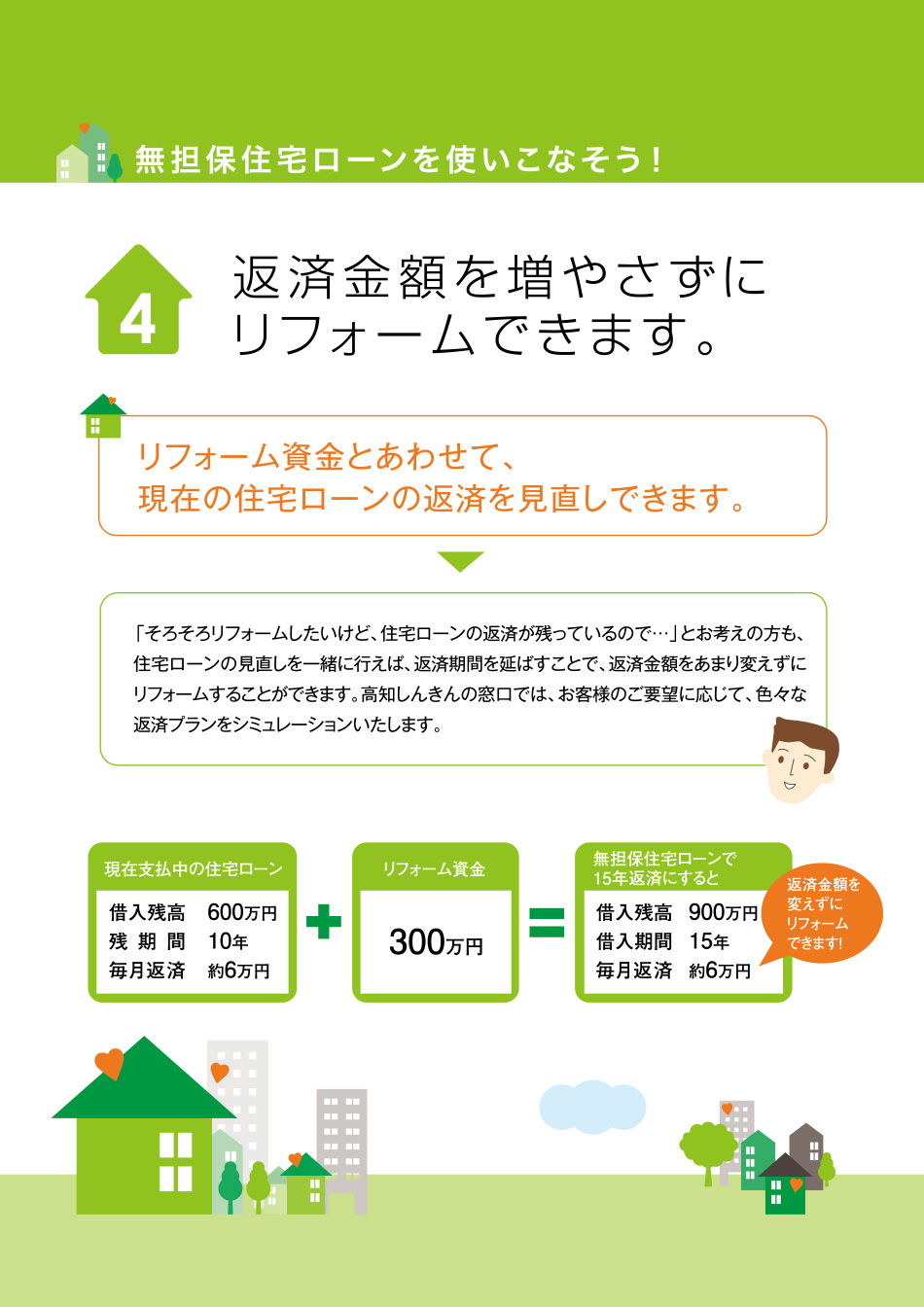 無担保住宅ローン